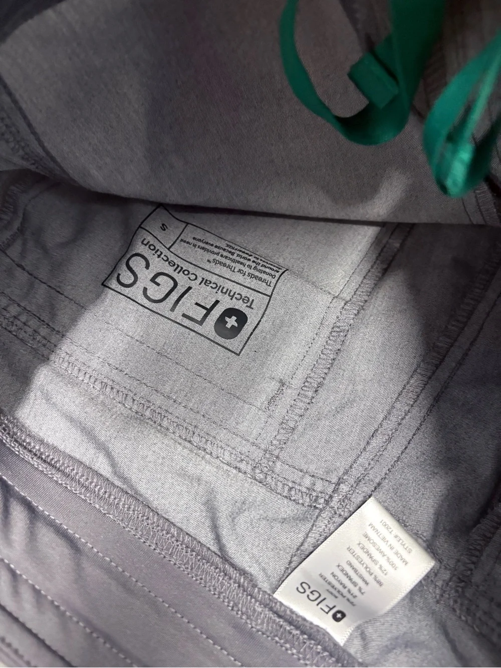 FIGS Axim Gray Cargo Scrub